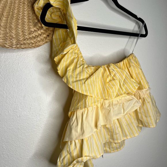 Maeve off shoulder ruffle tank NWT - Picture 3 of 8